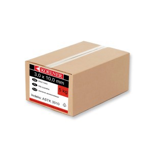 Kniedės aliumininės 3,0x10,0 mm 5 kg ASTK-3010-A