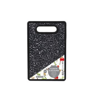 Lentelė pjaustymo 16x25 cm granito dizaino (balta, juoda) Urban Living 32325
