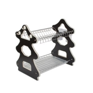 Džiovykla indams 2 aukštų 26x39x39 cm metalas/plastikas 07111
