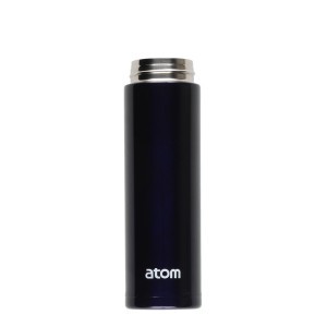 Gertuvė-termosas kelioninis 450 ml juodas (išlaiko iki 12h) Atom 620977  pbr