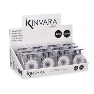 Svarstyklės virtuvinės su indu 1 kg 400ml Kinvara 76592