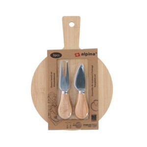 Sūrio pjaustymo įrankių rinkinys 3 dalių 28,5x18x2,8 cm ALPINA 871125224035