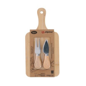 Sūrio pjaustymo įrankių rinkinys 3 dalių 28,5x18x2,8 cm ALPINA 871125224035
