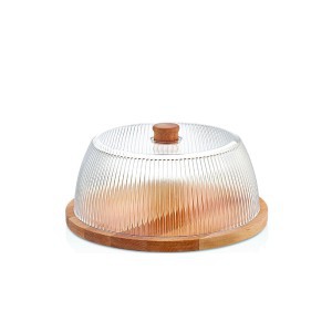 Padėklas sūriui su plastikiniu dangčiu D24 cm Quttin BQ03030175417