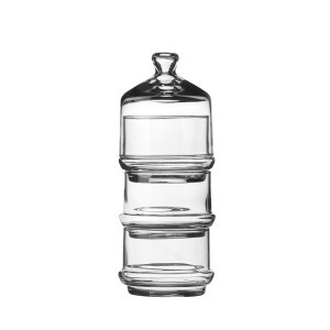 Serviravimo indas saldumynams 3 aukštų 10x10x30 cm 3x285 ml LAV 25721