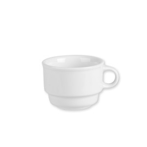 Puodelis kavai 180 ml baltas Porvasal 21596