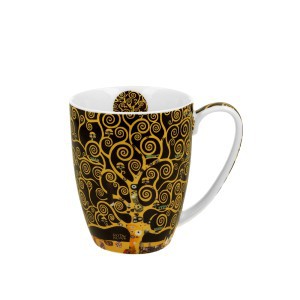 Puodelis porcelianinis XXL G. Klimt Gyvenimo medis  1000 ml DUO