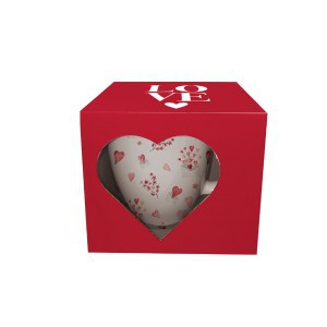 Puodelis porcelianinis Valentine 650 ml DUO