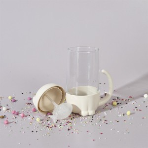 Puodelis su sieteliu 300 ml Katė 10,6x15,5x7,1 cm The Concep Factory KA0554