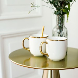 Puodelis porcelianinis ROYAL 330 ml baltas Ambition 50990