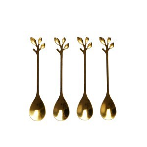 Šaukšteliai arbatai 11,8 cm 4 vnt. Home Deco KA5088