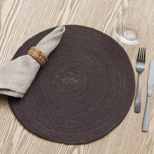 Padėkliukas stalo D38 cm rudas Rauha Fanni K 628875