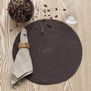 Padėkliukas stalo D38 cm rudas Rauha Fanni K 628875