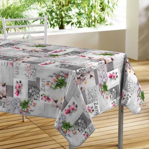 Staltiesė 140x300 cm pilkų atspalvių PVC PERSANE douceur d'intérieur