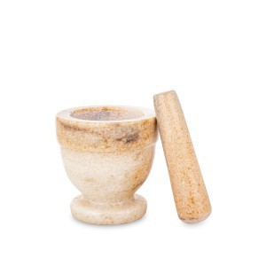Grūstuvė prieskoniams akmeninė 10,5x10,5x10,5 cm 181588