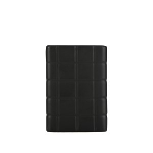 Dantų šepetėlių laikiklis 7,5x7,5x11 cm keramikinis, juodas Tiles Estia 02-27704
