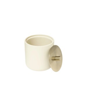 Dėžutė ausų krapštukams/vatos diskeliams D10xH11 cm polirezinas DUO 5Five 200196
