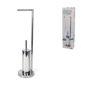 Šepetys klozeto su tualetinio pop. laikikliu metalinis H80 cm 8430540683999
