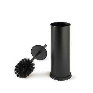 Šepetys klozeto su dėklu metalinis D9,5xH27 cm PERFETTO 28041