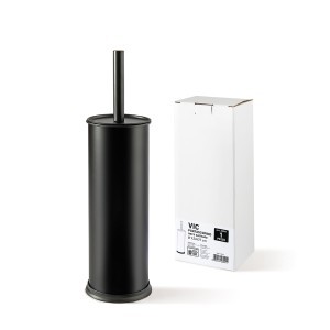 Šepetys klozeto su dėklu metalinis D9,5xH27 cm PERFETTO 28041