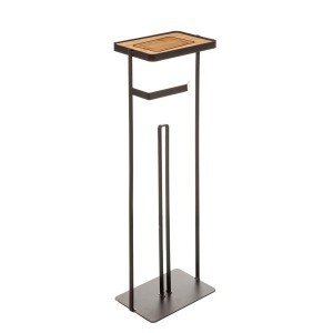 Laikiklis tualetiniam popieriui metalinis 19x12x59 cm 5Five 174679B