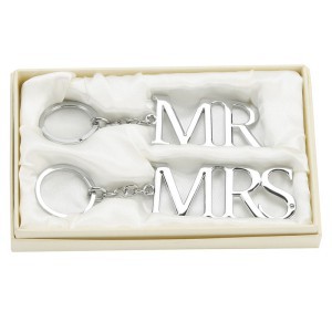 Raktų pakabukai jauniesiems Mr & Mrs WG278 dėžutėje vestuviniai Widdop