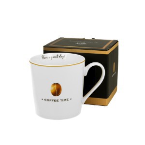 Puodelis porcelianinis  COFFEE TIME 2 DUO