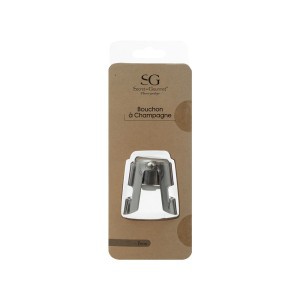 Kamštis šampano buteliams 4x4x5,5 cm nerūd. plienas Secret de Gourmet 115957