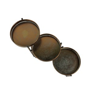 Staliukų komplektas vazonams 3 vnt bronzos sp. 65x19,5x28,5 cm 110661