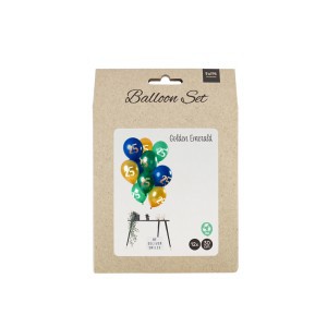 Balionų rinkinys 25! 12 vnt D30 cm Folat 118447