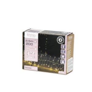 Girlianda 200 LED 2,5 m šalta balta spalva Feeric 191095G