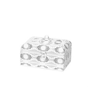 Dėžutė papuošalams metalinė 20x16.5x13.5 cm 8445393398938